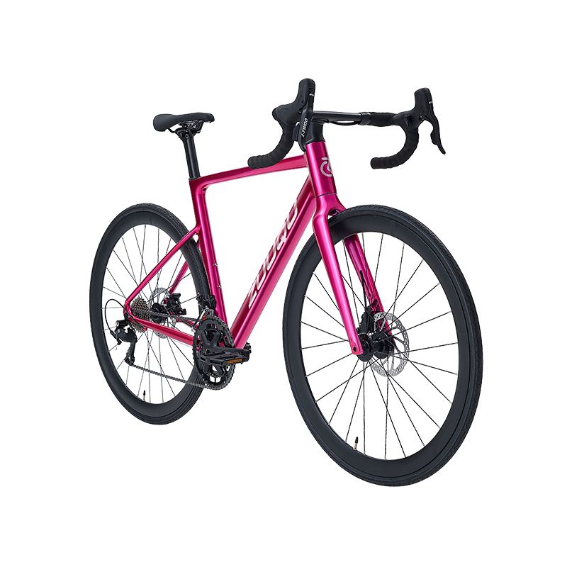 Hyb-XLVII Rose rosea 700C Alloy Road bike cum 28c tires
